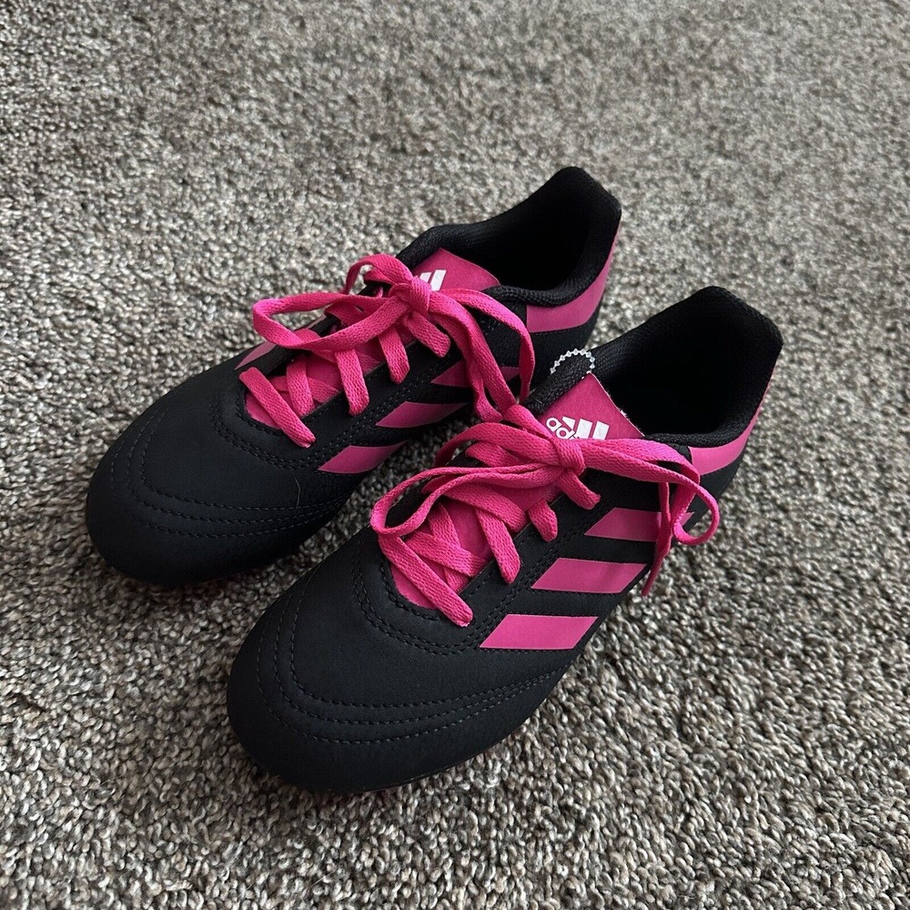 Adidas Cleats Kids Youth Spikes Soccer Football Stripes Logo Pink New